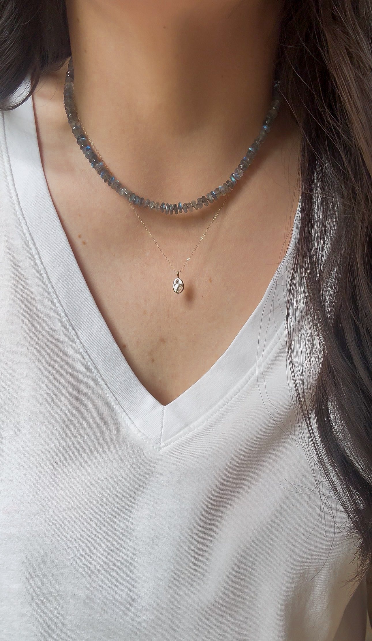 Glass Pendant Necklace